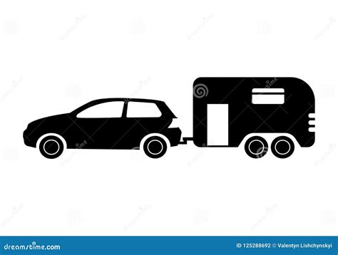 Aanhangwagen met auto