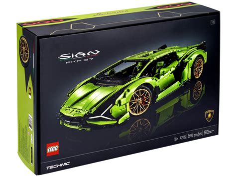 Achterkant van LEGO Lamborghini Sián FKP 37