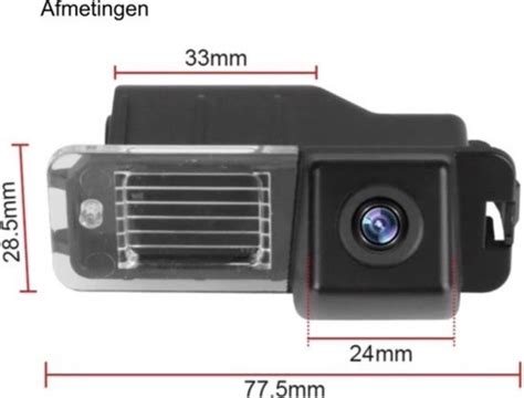 Achteruitrijcamera kentekenverlichting
