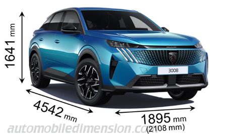 Afmetingen Peugeot 3008