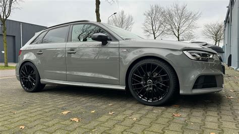 Audi A3 met zwarte velgen