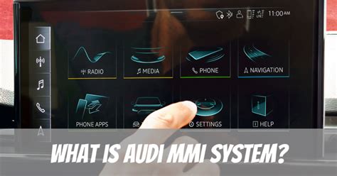 Audi MMI Systemen