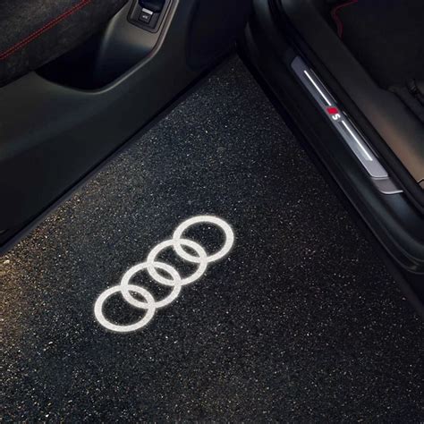 Audi instapverlichting logo projectie