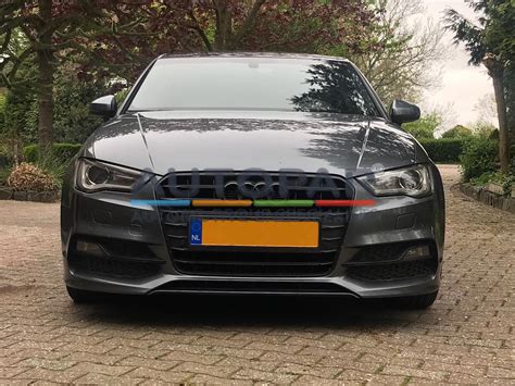 Audi logo Zwart voorbumper