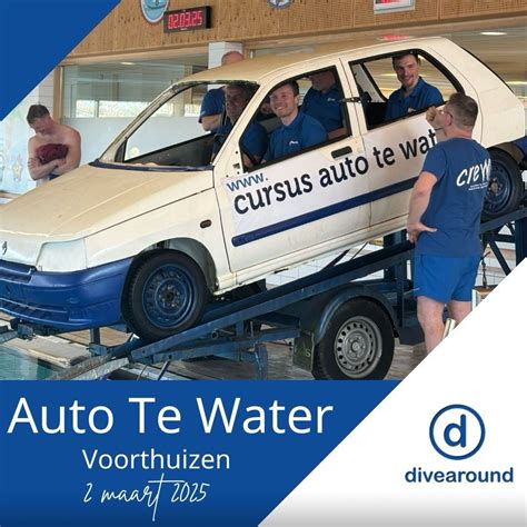 Auto te water berging