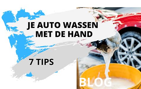 Auto wassen met de hand