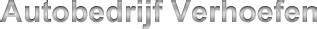 Autobedrijf Verhoefen