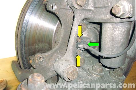 BMW E39 ABS Sensor Locatie