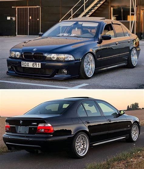 BMW E39 met sportuitlaat
