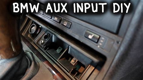 BMW E46 AUX Installatie
