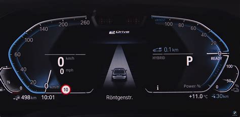 BMW instrument cluster