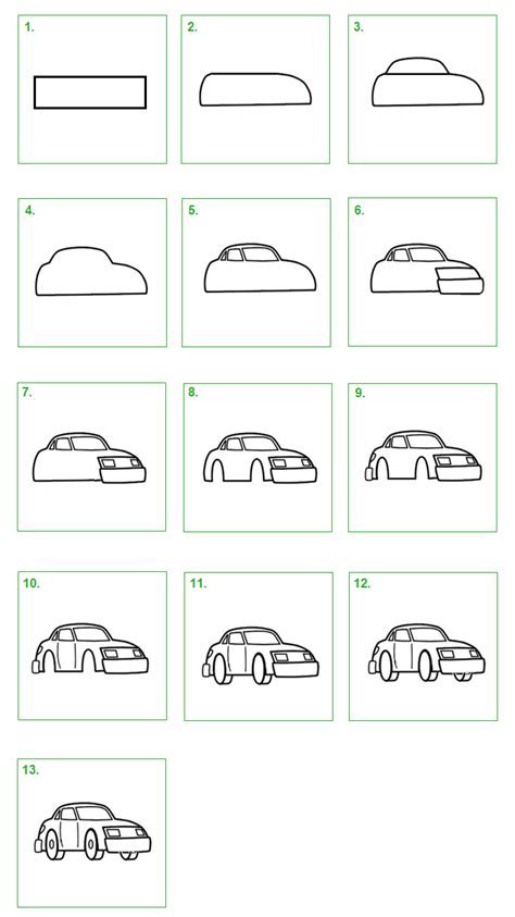 Basisvorm auto tekenen