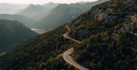 Bergweg in Albanië