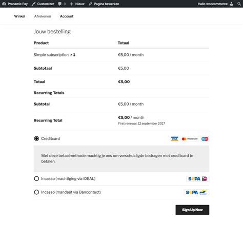 Betaalmethoden TotalParts