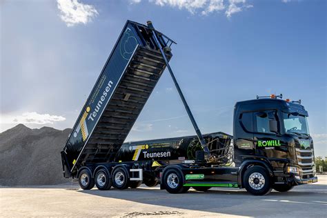Bouwtransport in Noorwegen