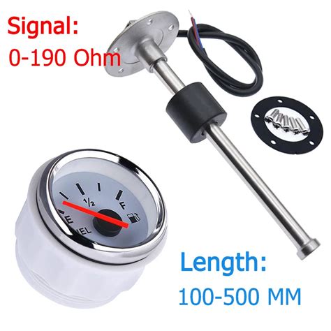 Brandstofmeter met pijltje