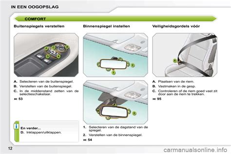 Buitenspiegels Verstellen