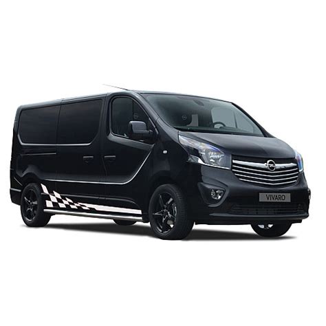 Checkered striping Opel Vivaro