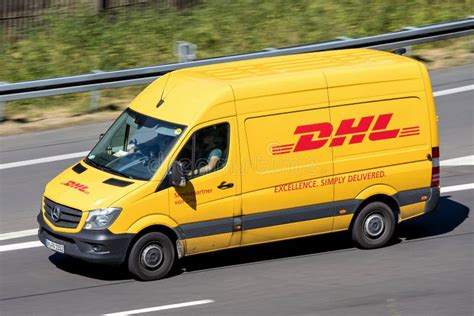 DHL delivery van