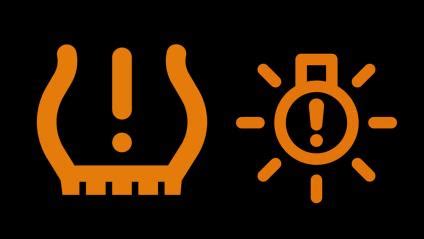 Dashboard lampje met uitroepteken