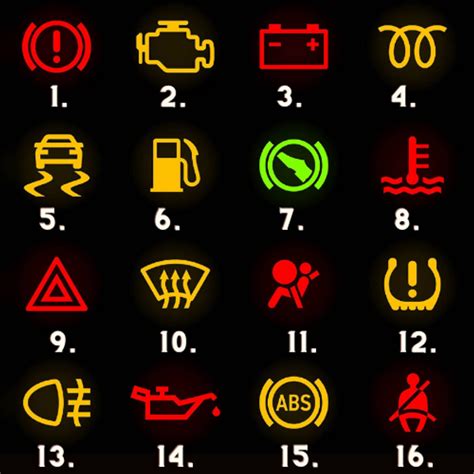 Dashboard met gloeispiraal lampje