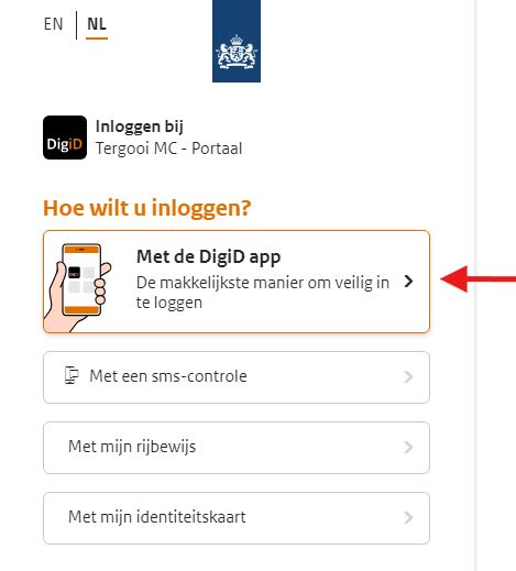 DigiD Inloggen