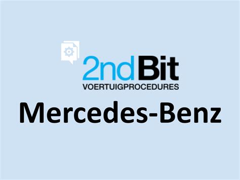 Digitaal Onderhoudsboekje Mercedes-Benz