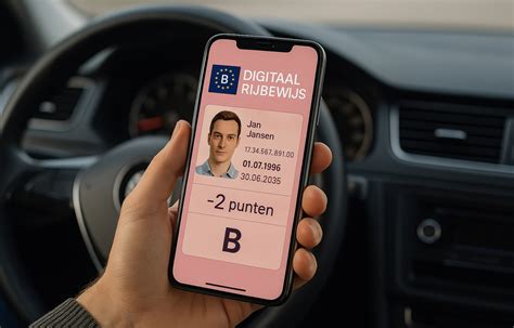 Digitaal rijbewijs aanvragen