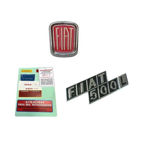Fiat Emblemen Assortiment