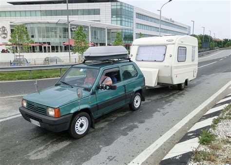 Fiat Panda met Caravan