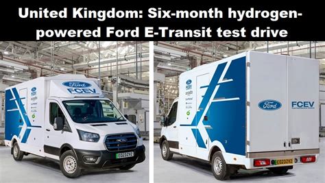 Ford E-Transit op waterstof