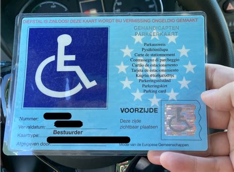 Gehandicaptenparkeerkaart