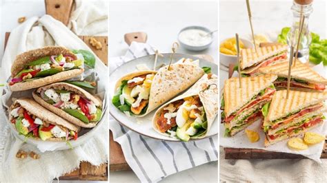 Gezonde lunch voor onderweg