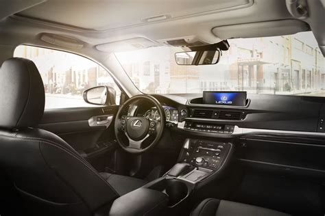 Interieur van de Lexus CT 200h