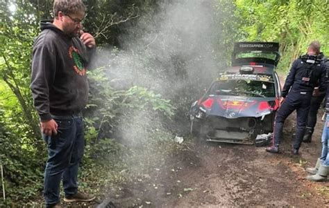 Jos Verstappen Rally Crash