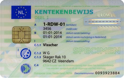 Kentekencard