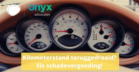 Kilometerstand teruggedraaid