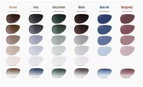 Kleuren Brillenglazen