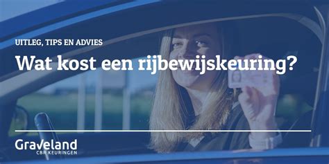 Kosten rijbewijs
