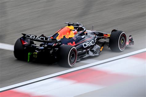 Max Verstappen in zijn Red Bull