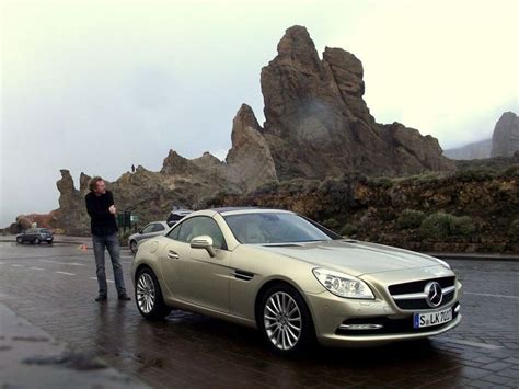 Mercedes SLK met open dak