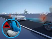 Mercedes-Benz actieve remassistent in actie