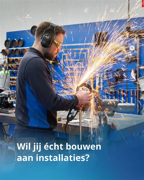 Monteur aan het werk