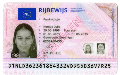 Nederlands rijbewijs model 2023