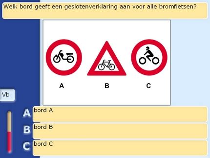 Oefenen theorie-examen