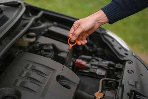 Oliepeil controleren