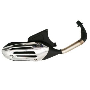 Onderdelen van een scooter uitlaat