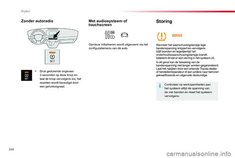 Onderhoudswaarschuwingslampje