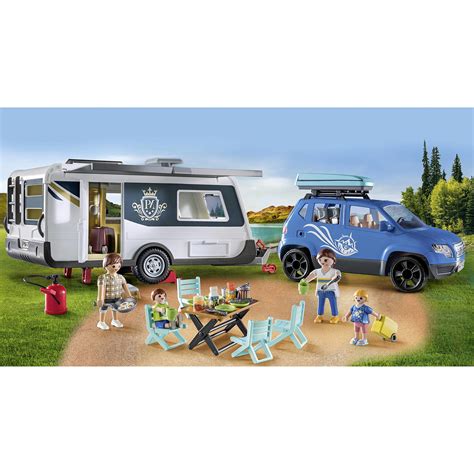 PLAYMOBIL Auto met Caravan
