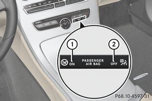 Passagiersairbag OFF controlelampje